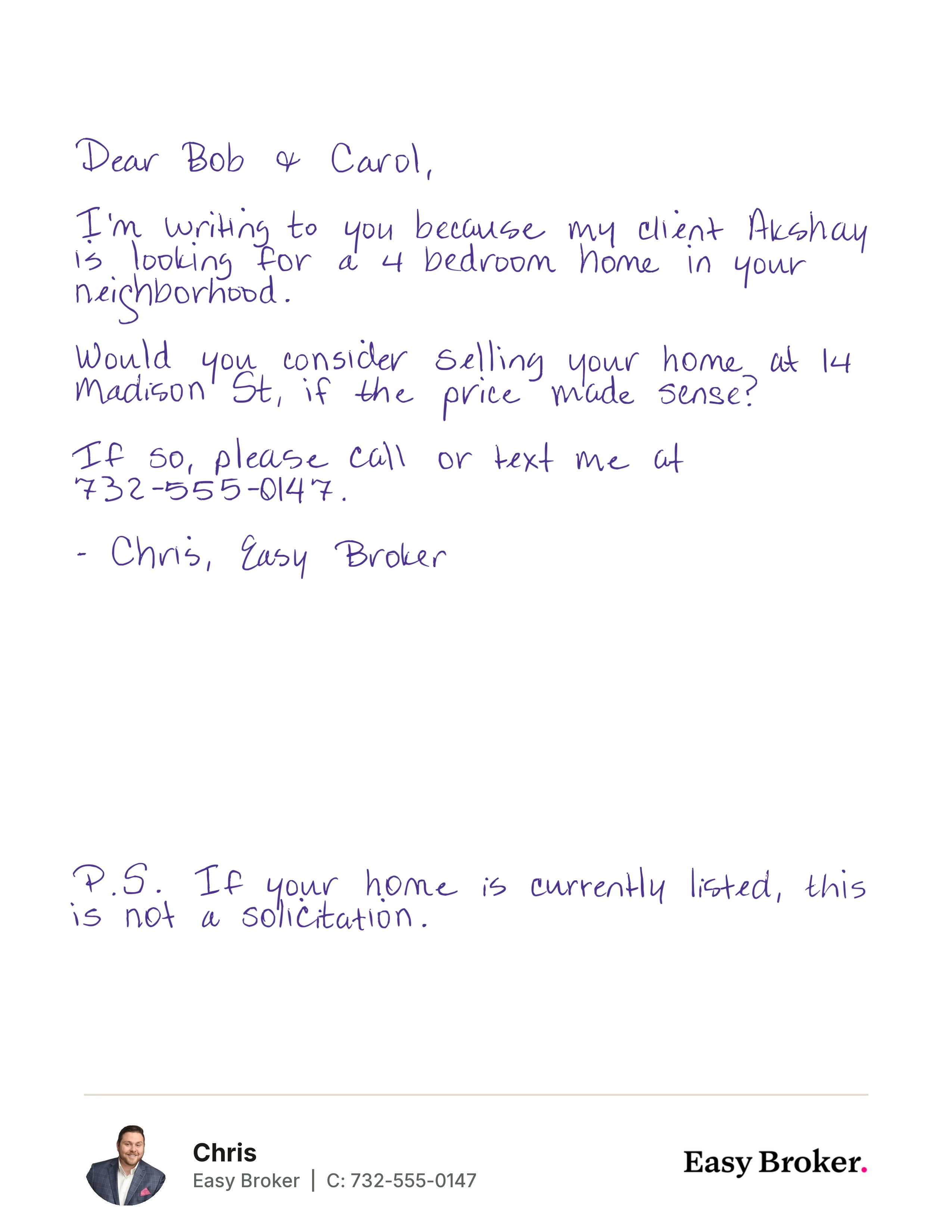 The Buyer Letter