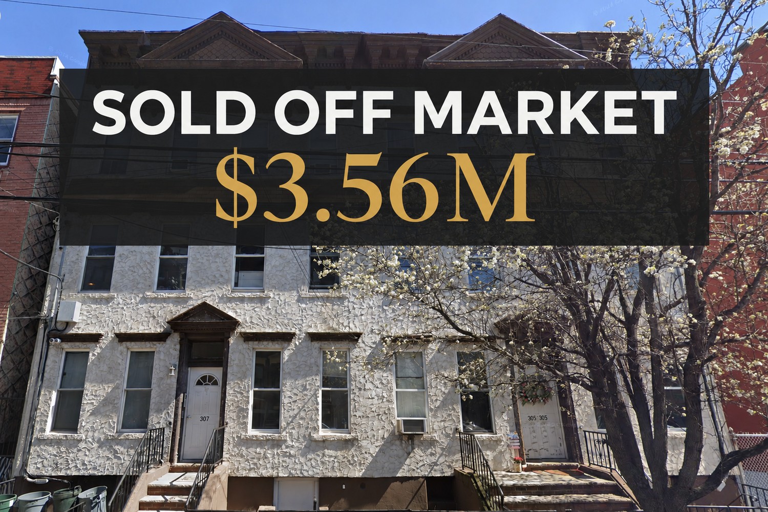 Sold off-market for $3.56M — 305-307 Madison St, Hoboken, NJ